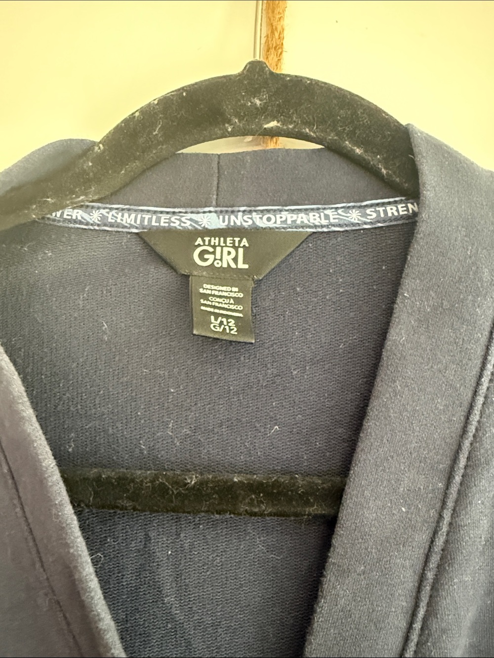 Athleta Girl size 12 cardigan - Picture 3 of 3